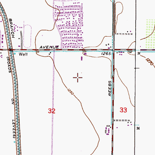 Topographic Map of Woodland Heights, AZ
