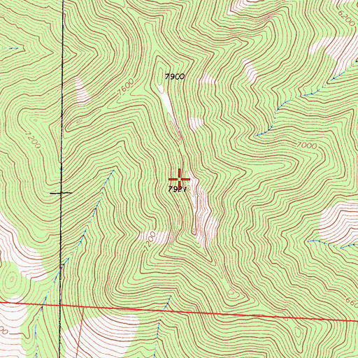 Topographic Map of Mount Jenkins, CA