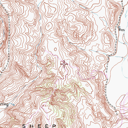 Topographic Map of Aliso Viejo, CA