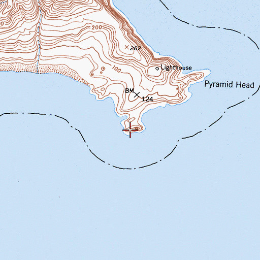 Topographic Map of Balanced Rock, CA