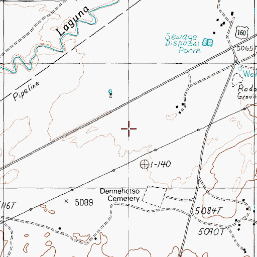 Topographic Map of Diamond Fields, AZ