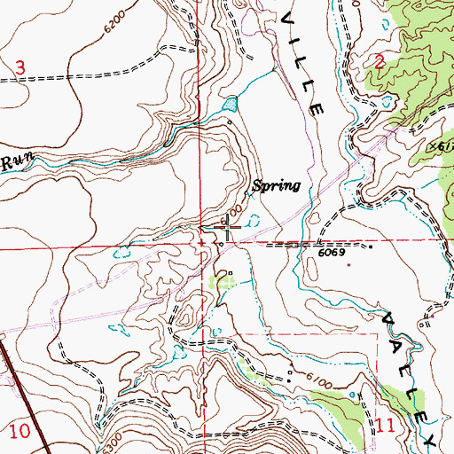 Topographic Map of Richville, AZ