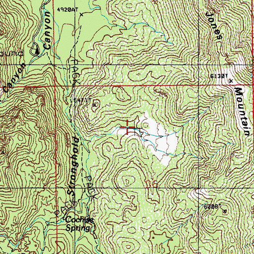Topographic Map of Arizona Sun Sites, AZ