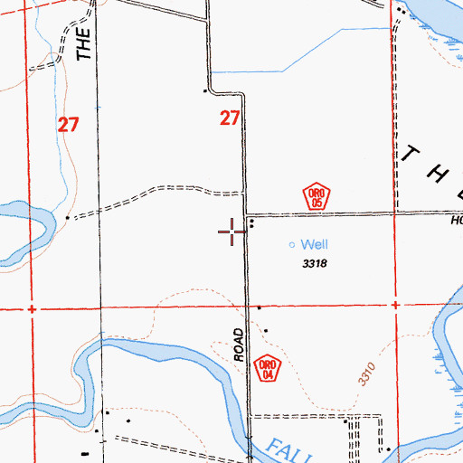 Topographic Map of Island School (historical), CA