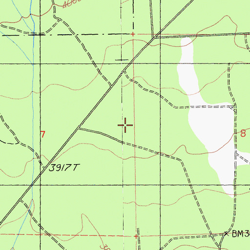 Topographic Map of Pilgrim Creek Experimental Station, CA