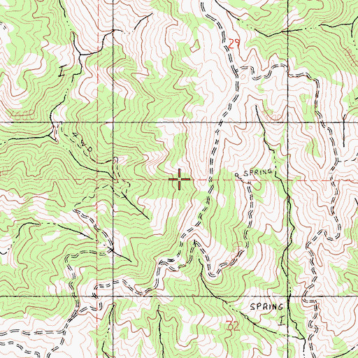 Topographic Map of Laurel Spring, CA