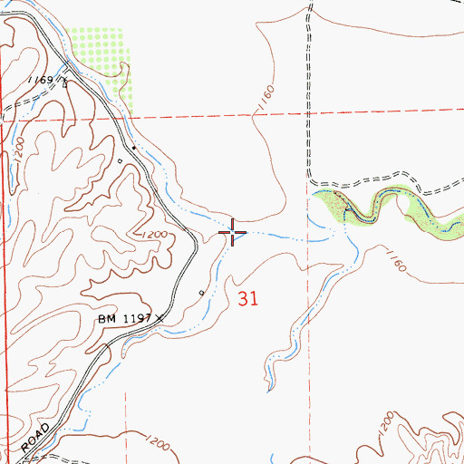 Topographic Map of Griswold Creek, CA