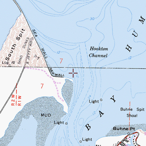 Topographic Map of Hookton Channel, CA
