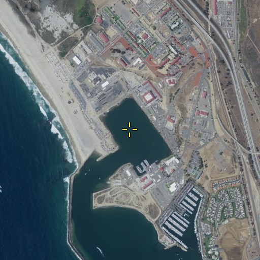 Aerial/Satellite Image of Del Mar Boat Basin, CA