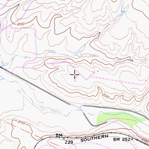 Topographic Map of Port Petrol, CA