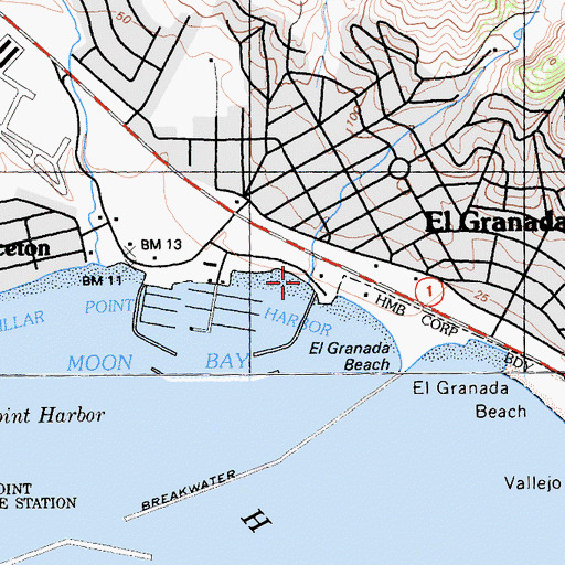 Topographic Map of Deer Creek, CA