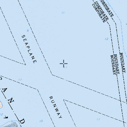 Topographic Map of South San Diego Bay, CA