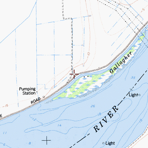 Topographic Map of Eddos Harbor, CA
