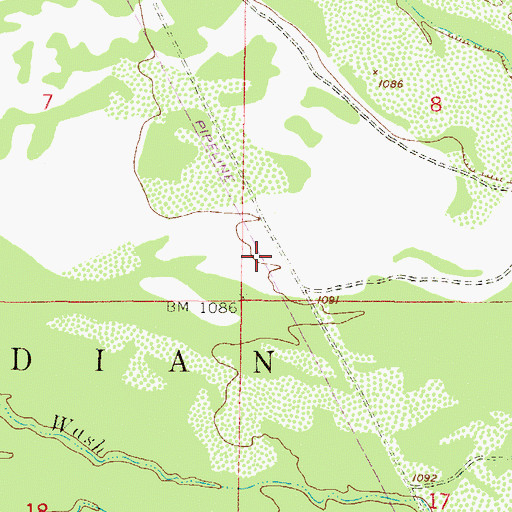 Topographic Map of Sacate, AZ