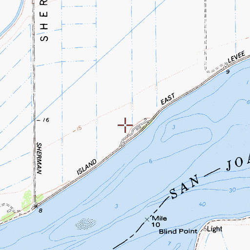 Topographic Map of Baldocchi Landing, CA