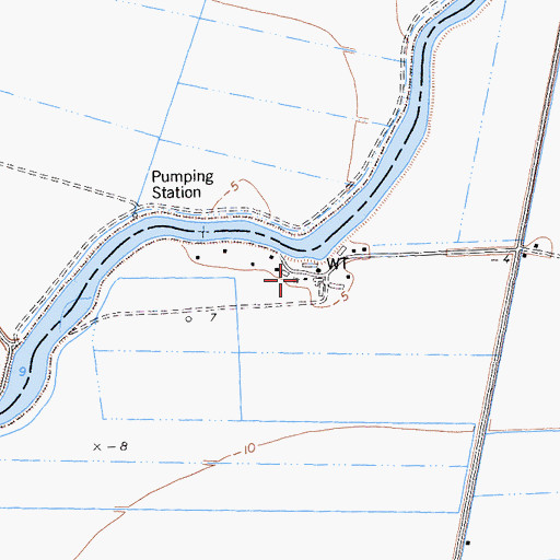 Topographic Map of Eagle Tree, CA