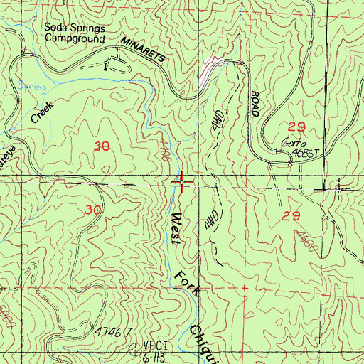 Topographic Map of Blackmans Bar (historical), CA
