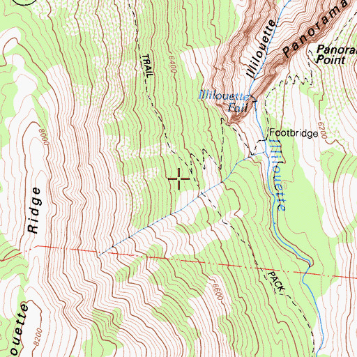 Topographic Map of Buena Vista Trail, CA