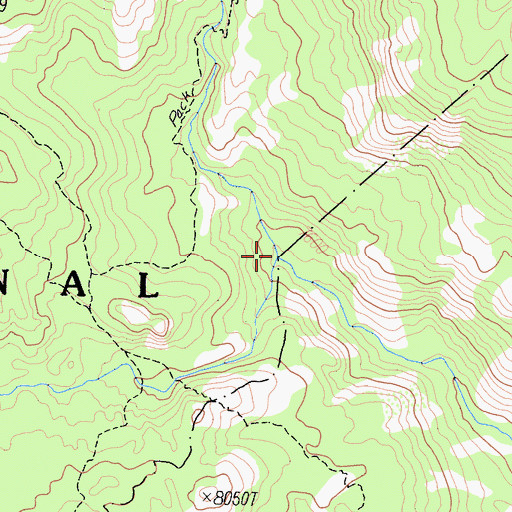 Topographic Map of Madera Creek, CA