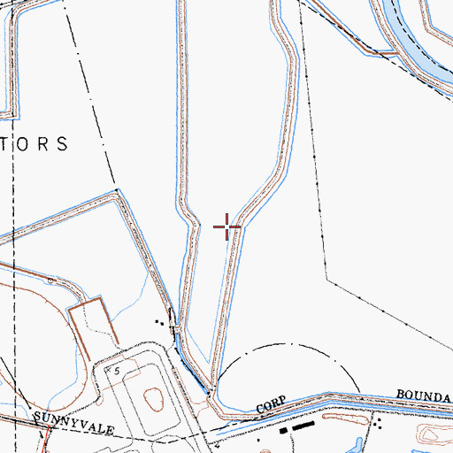Topographic Map of Devils Slough, CA