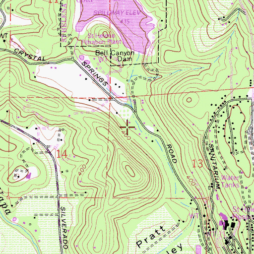 Topographic Map of Italian Valley, CA