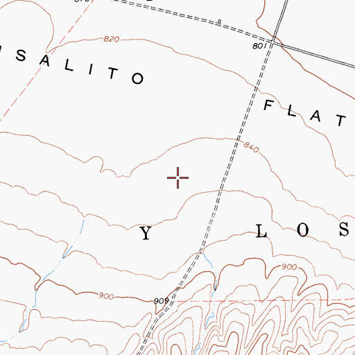 Topographic Map of Panoche de San Juan Y Los Carrisali, CA