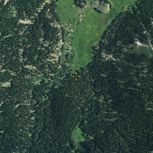 Aerial/Satellite Image of Perazzo Canyon, CA