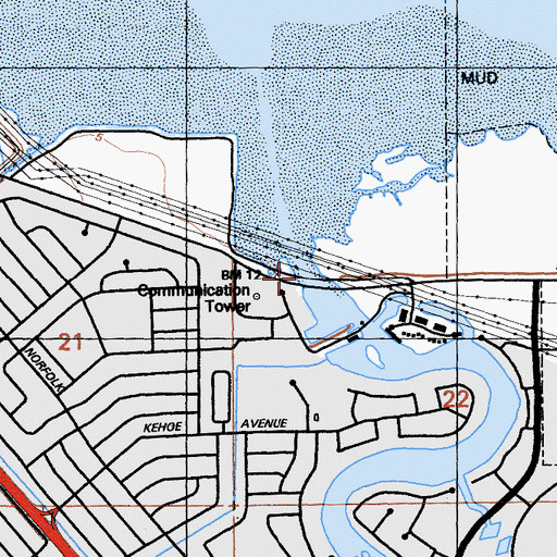 Topographic Map of Seal Slough, CA