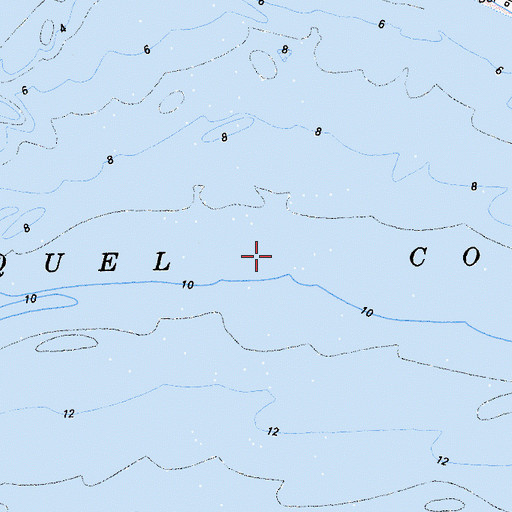 Topographic Map of Soquel Cove, CA
