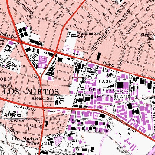 Topographic Map of Paso de Bartolo, CA