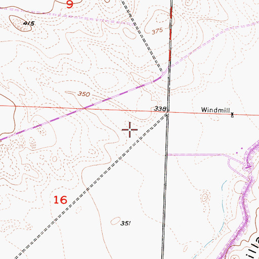 Topographic Map of Pepper Grass Valley, CA