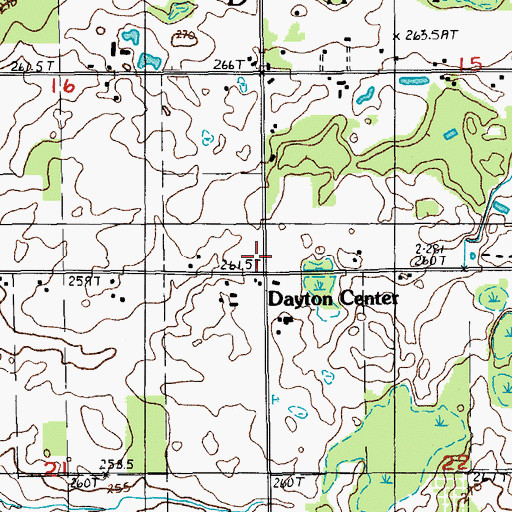 Topographic Map of Willcox Post Office (historical), MI