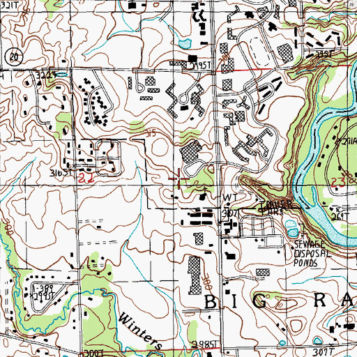 Topographic Map of Heavy Equipment Technology, MI