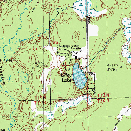 Topographic Map of Leisure Time RV Park, MI