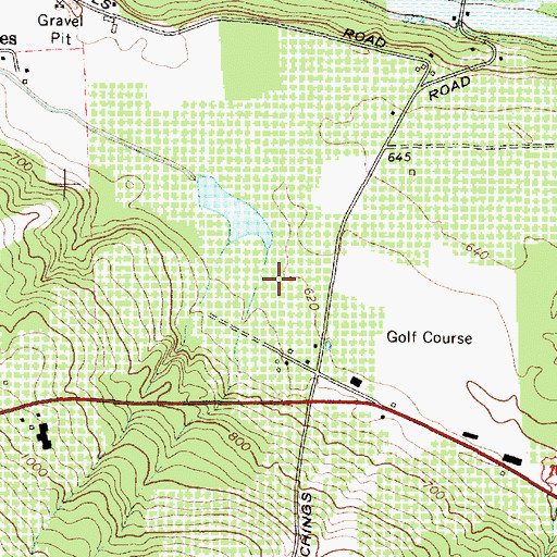 Topographic Map of McLusky Orchards, NY