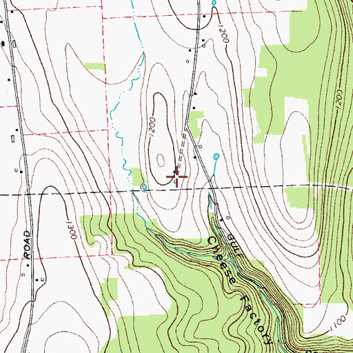 Topographic Map of Goat Hill Farm, NY