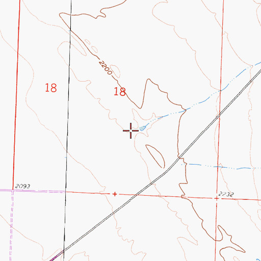 Topographic Map of San Diego Creek, CA