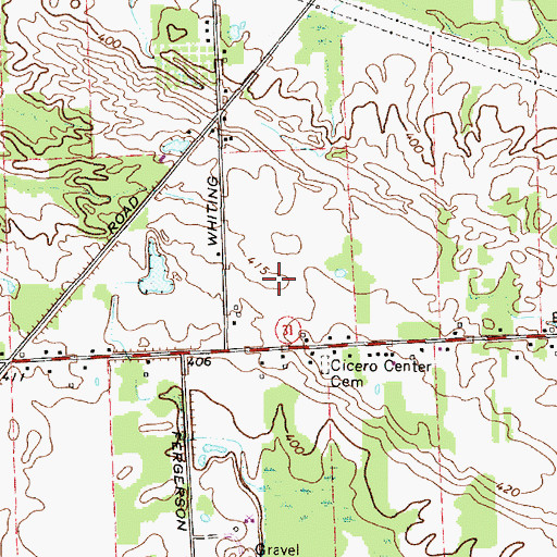 Topographic Map of Tassone Farms, NY