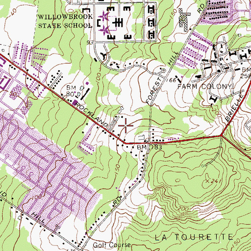 Topographic Map of Church of Jesus Christ of Latter Day Saints, NY