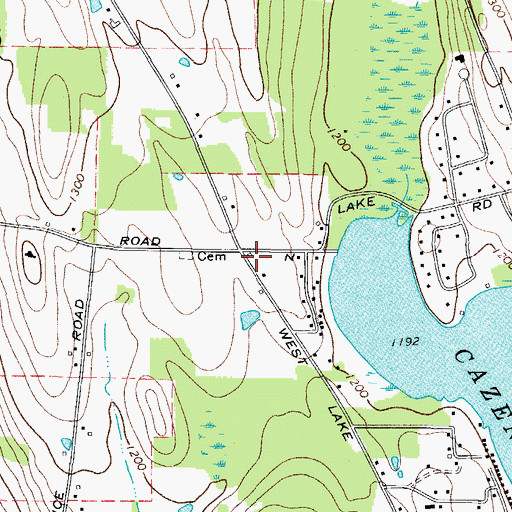 Topographic Map of School Number 5 (historical), NY