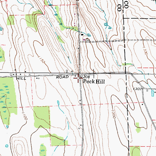 Topographic Map of School Number 1 (historical), NY