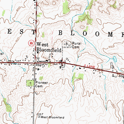 Topographic Map of Saint Josephs Church, NY