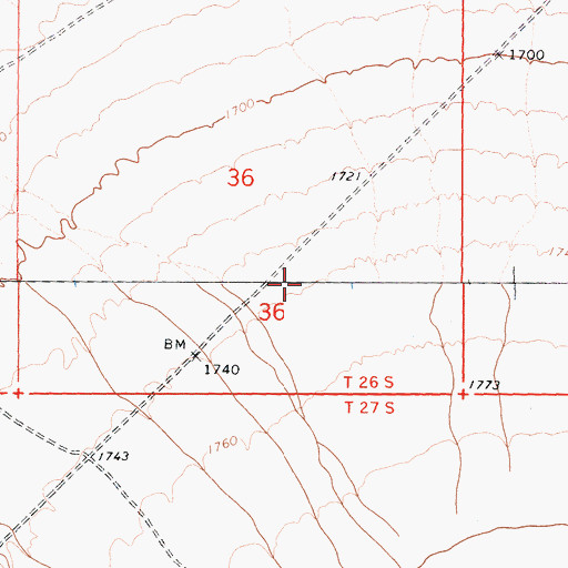 Topographic Map of Searles Valley, CA
