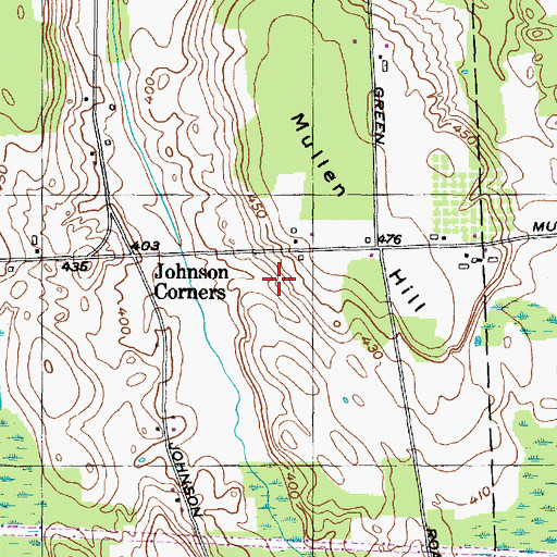 Topographic Map of Behling Orchards, NY
