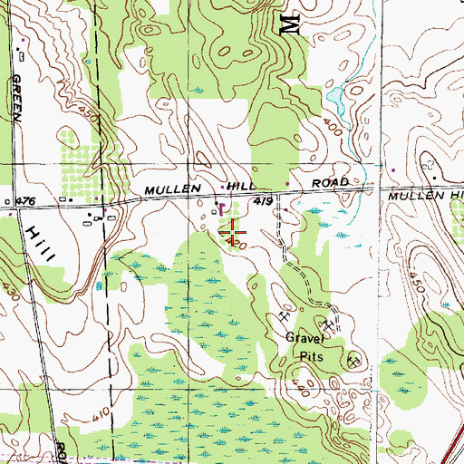 Topographic Map of Maple Help Stock Farms, NY