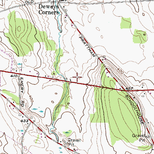 Topographic Map of Blicon Nursery, NY