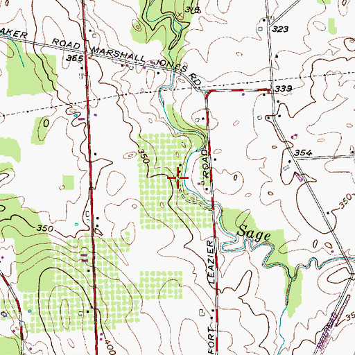 Topographic Map of Saint Gregory's Retreat Center And Farm, NY