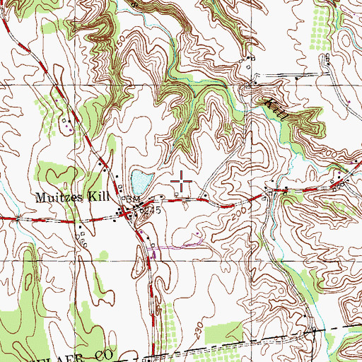 Topographic Map of Goose Pond Christmas Tree Farm, NY
