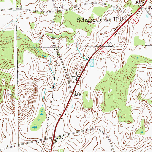 Topographic Map of Viewmere Farm, NY