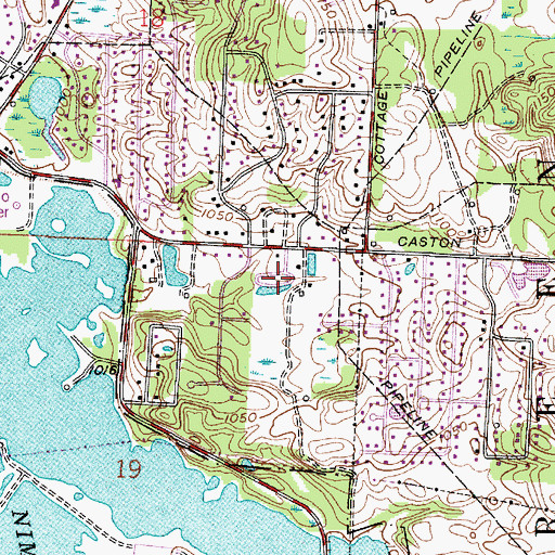 Topographic Map of Nimisila Mobile Home Park, OH